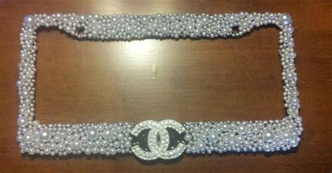 chanel license plate frame|Chanel License Plate Frame .